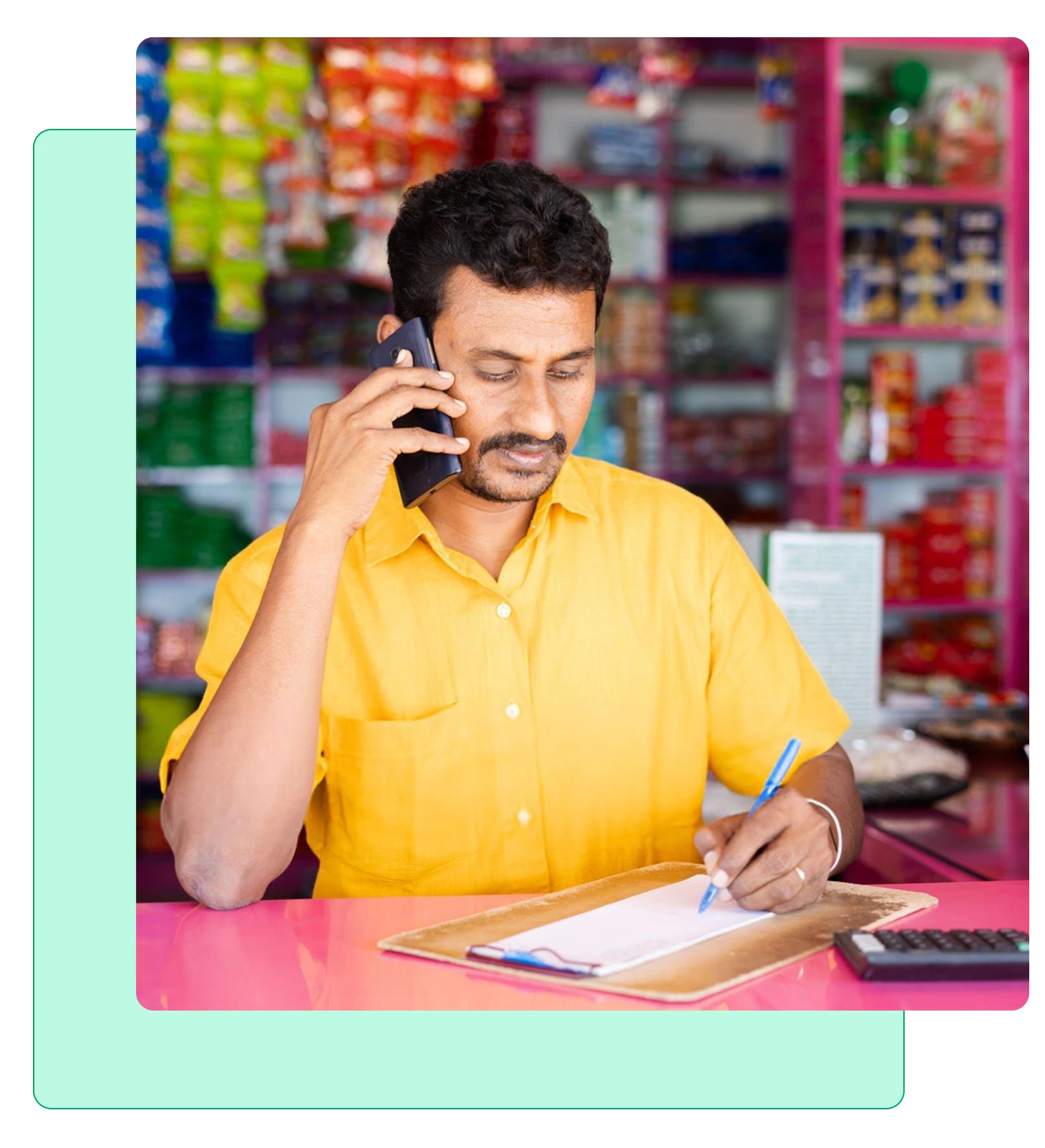 Local shopkeeper representing our customer base